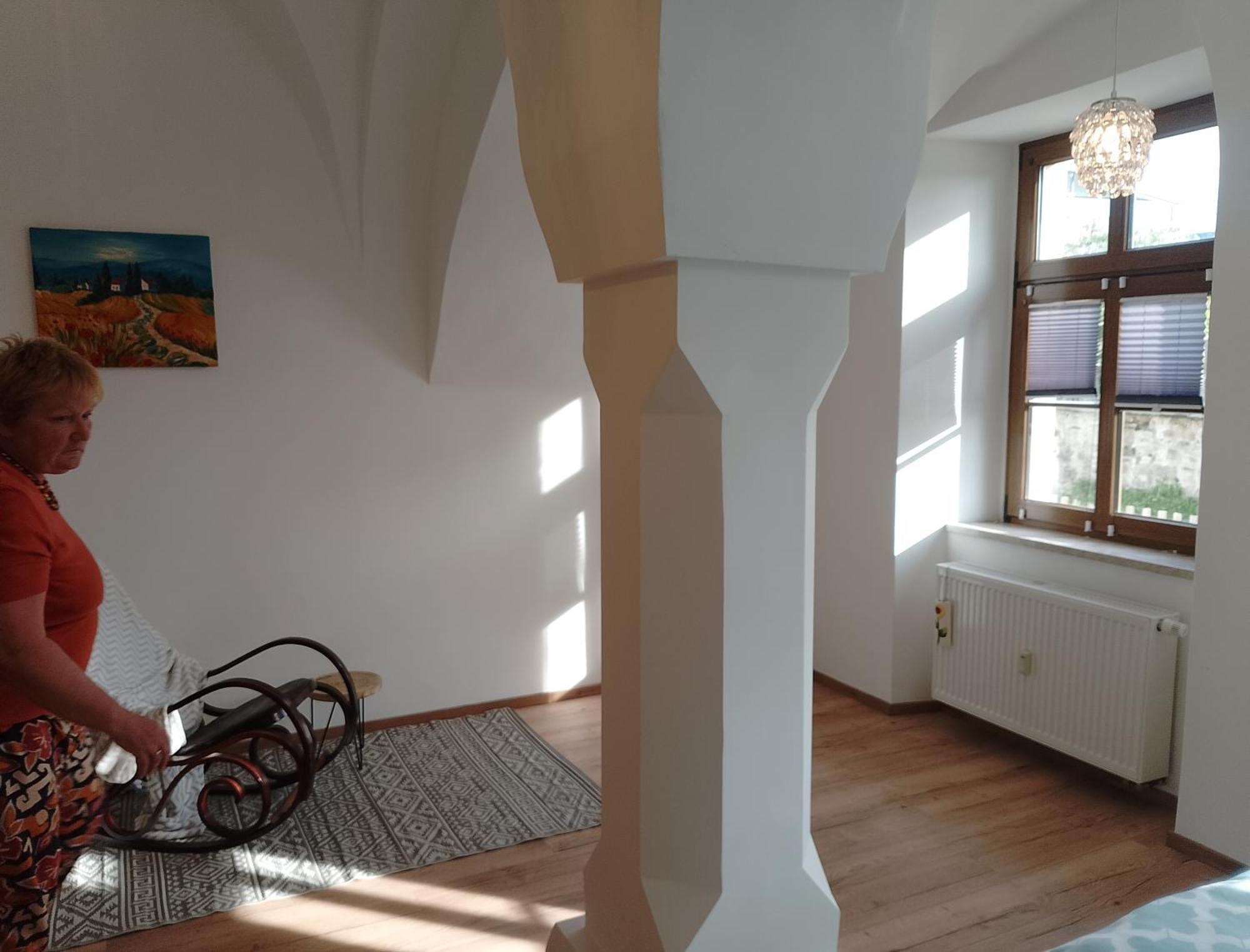 Ferienwohnung Im Rittergut Plohn 300 Meter Zum Freizeitpark Lengenfeld  Eksteriør billede